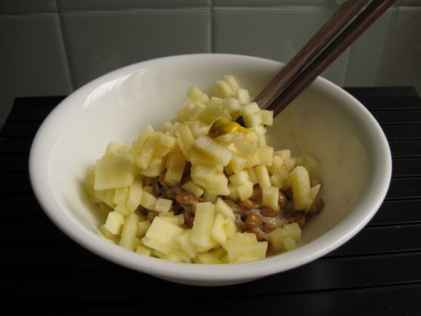Natto Apple Diced recipe