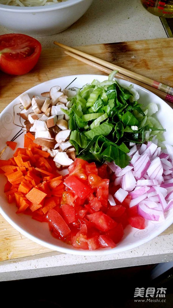 Fried Noodles with Vegetables recipe