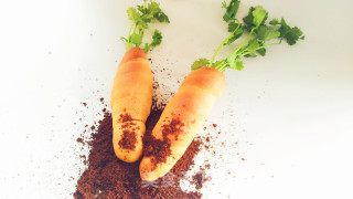 Carrot Shaped Sweet Potato Bread recipe