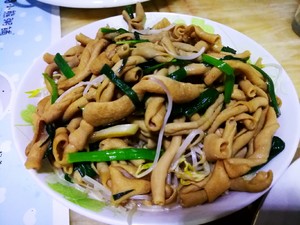 Bean Sprouts Duck Intestines recipe