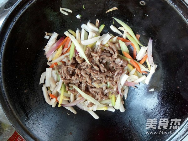 Stir-fried Vegetables with Beef recipe