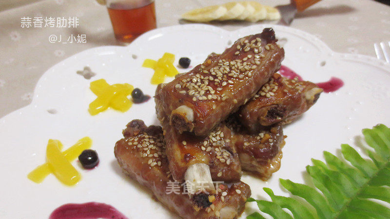 Garlic Grilled Ribs recipe