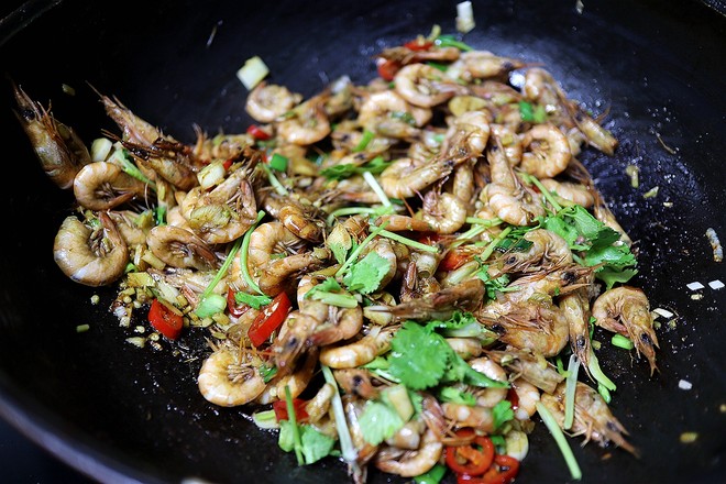 Stir-fried Oyster Shrimp recipe