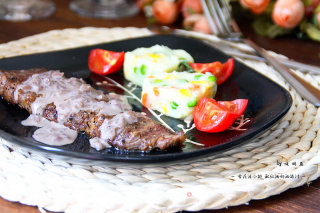 [snowflake Beef Short Ribs with Red Wine Cream Sauce] recipe