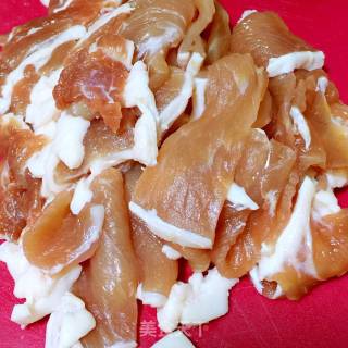 Fried Celery with Pork recipe