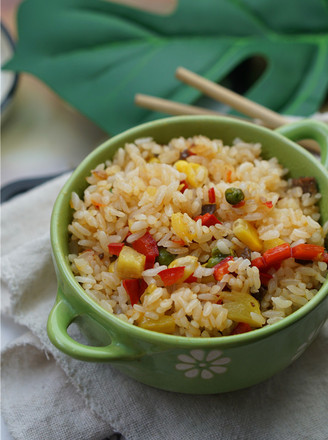 Pineapple Beef Ball Fried Rice recipe