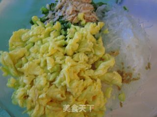 Leek Egg Vermicelli Pie recipe