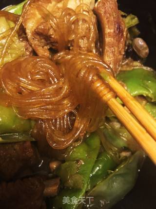 Casserole Ribs Stewed with Beans recipe