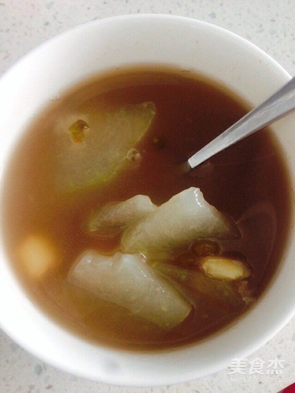 Mung Bean, Lotus Seed and Winter Melon Soup recipe