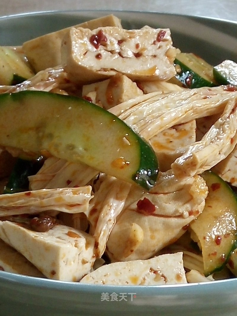 Cucumber and Yuba Dried Tofu recipe