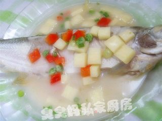 Mandarin Fish with White Sauce recipe