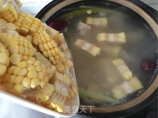 Corn Pork Ribs Soup recipe
