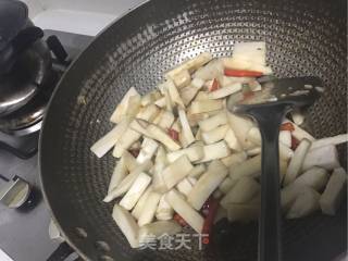 Stir-fried King Pleurotus recipe