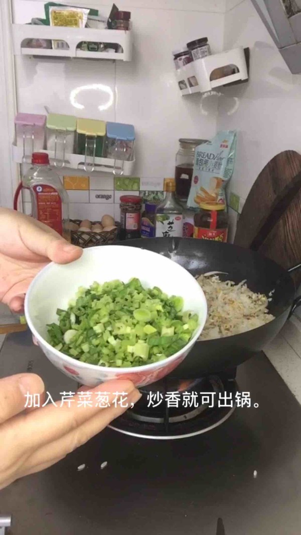 Bean Sprouts and Egg Fried Rice recipe