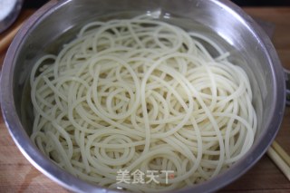 【spaghetti with Shrimp and Mushroom Sauce】 recipe