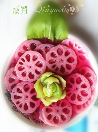 Rouge Lotus Root Slices recipe