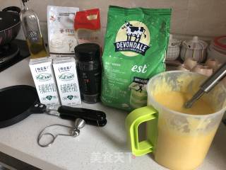 Fragrant Milk Sesame Omelet recipe