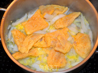 Chinese Cabbage Egg Dumpling Vermicelli Soup recipe