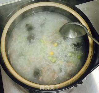 Congee with Preserved Egg and Lean Meat recipe