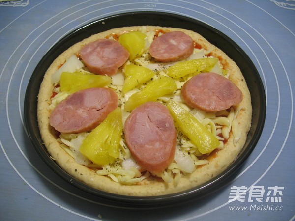 Sausage Pineapple Pizza recipe