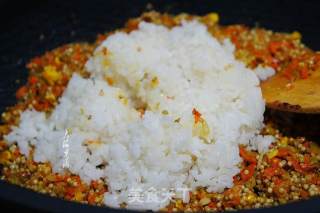 Fried Fish Roe Rice recipe