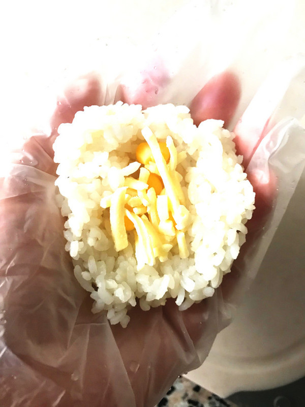 Golden Cheese Rice Ball recipe