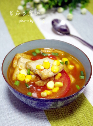 Tomato Tofu Soup recipe