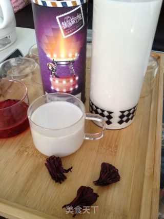 Roselle Soy Milk recipe