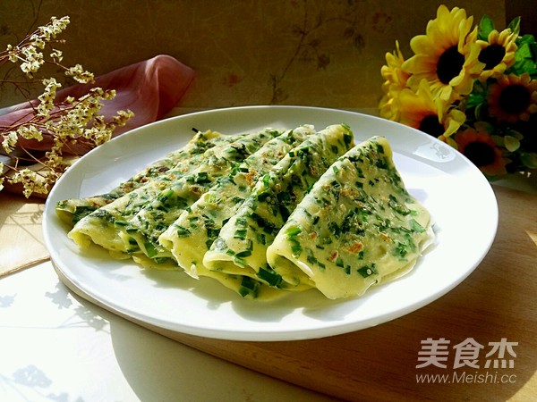 Leek Egg Pancake recipe