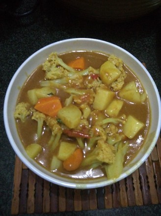 Vegetarian Version of Curry Mixed Vegetables recipe