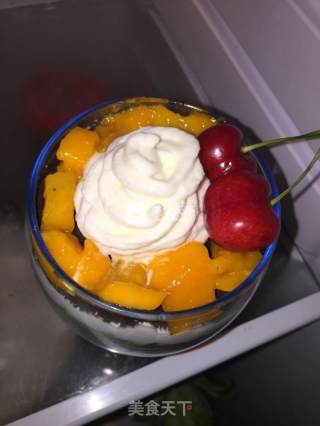 Mu Li Cup (mango, Cherry) recipe