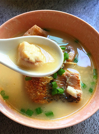 Choi Fish Simmered Lotus Root Soup recipe