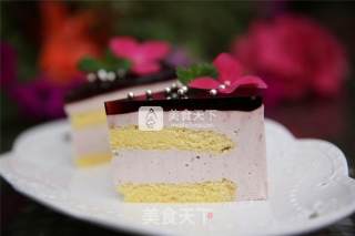 #aca烤明星大赛#blueberry Mousse Cake recipe