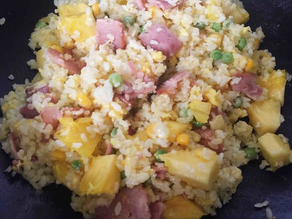 Pineapple Bacon Fried Rice recipe