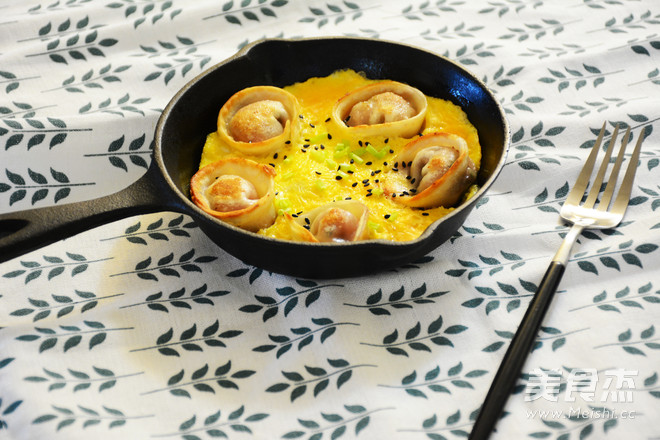 Egg Fried Dumplings recipe