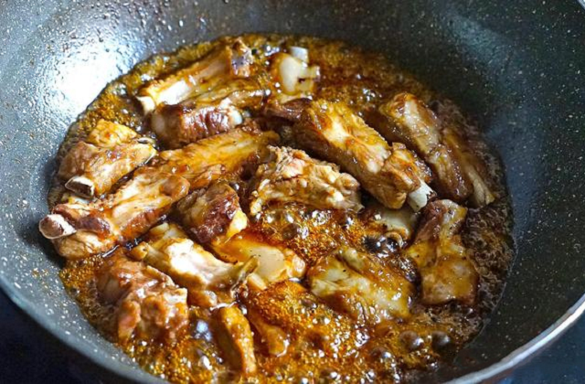 Lazy Version Sweet and Sour Pork Ribs recipe