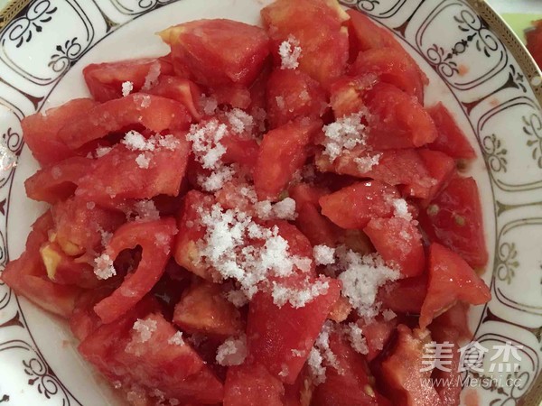 Tomatoes Mixed with Sugar recipe