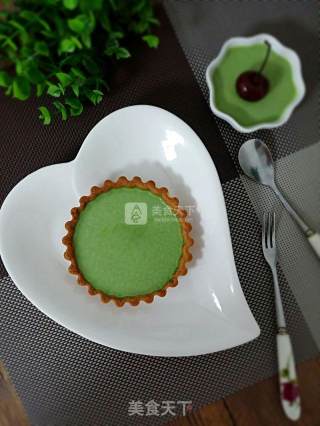 #aca烤明星大赛# Matcha Custard Tart recipe