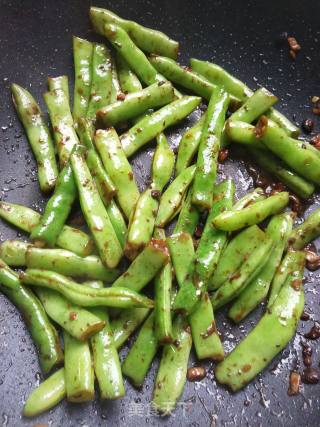 Black Beans with Green Beans recipe