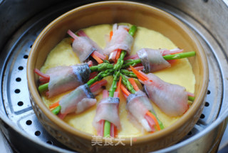 【fresh Vegetables and Fish Rolls with Steamed Eggs】——take The Steamed Eggs to The Next Level recipe