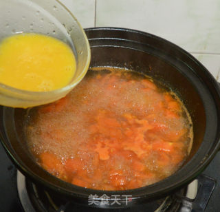 Tomato Egg Drop Soup recipe