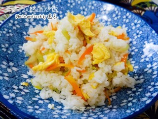 Fried Rice with Garlic Double Silky Egg recipe