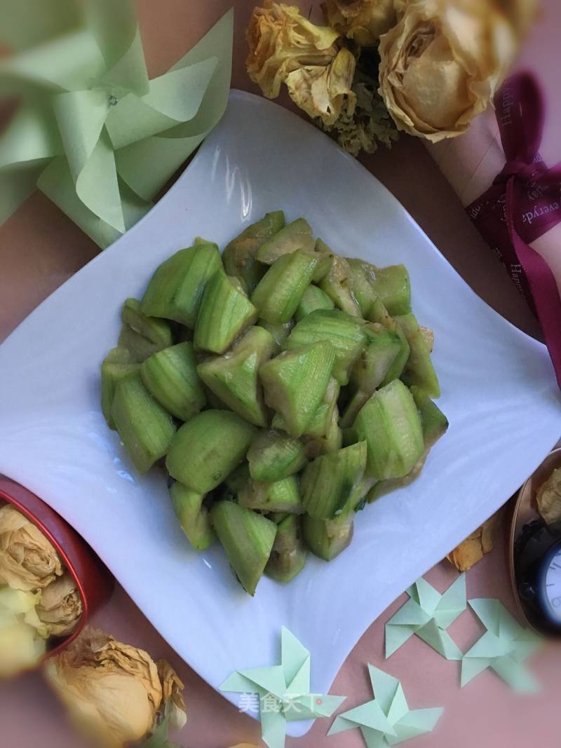 Vegetarian Fried Loofah recipe