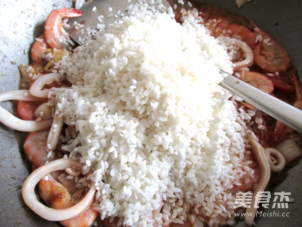 Seafood Abalone Rice recipe