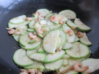 Fried Zucchini with Shrimp recipe