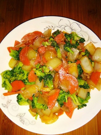 Three Fresh Vegetables recipe