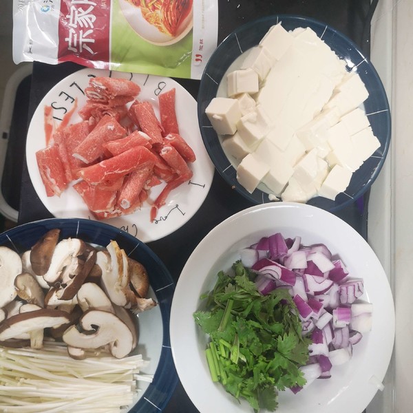 Korean Kimchi Tofu Soup recipe