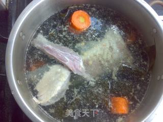 Seaweed Tofu Fish Tail Soup recipe