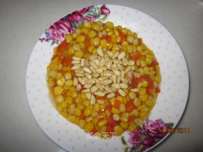 Honey Pine Nut Corn recipe