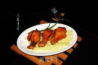 Roasted Chicken Wing Roots with Honey Sauce recipe